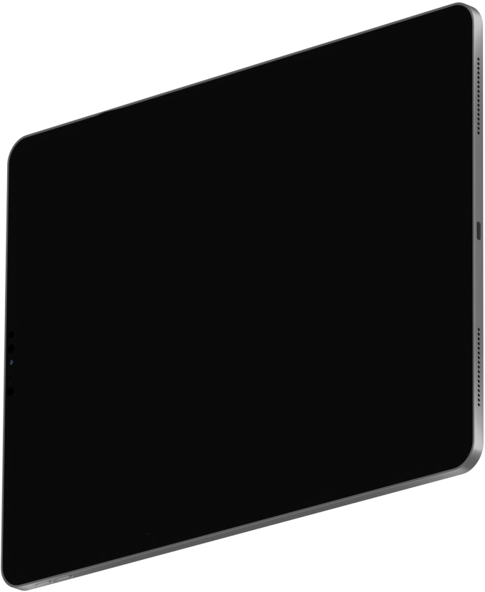 Tilted screen